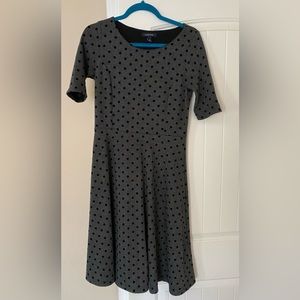 Land’s End Fit and Flare pleated dress (XS)